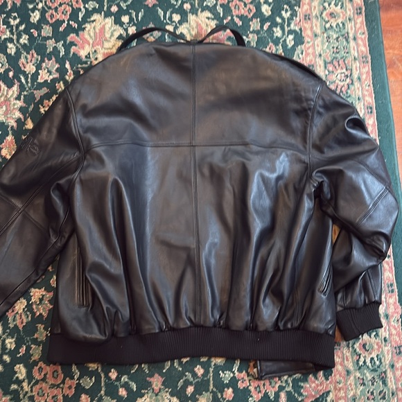 Vintage Pelle Pelle Leather Bomber Jacket 48 Chest - Picture 3 of 8